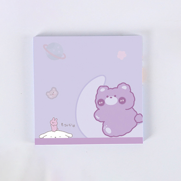 50pcs Memo Pad Bentuk Pohon / Bunga / Hewan Lucu Untuk Sekolah / Kantor-6