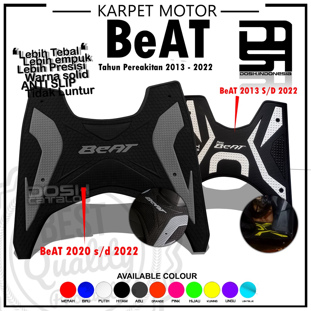 Karpet motor beat / Karpet beat / Aksesoris beat / Karpet beat 2021 / Pijakan kaki beat
