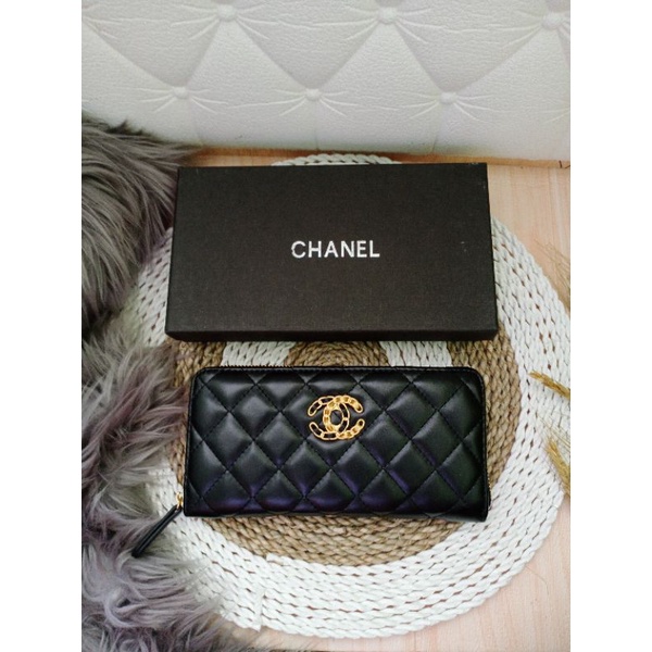 DOMPET CHANEL PANJANG 1 RESLETING FREE BOX ..