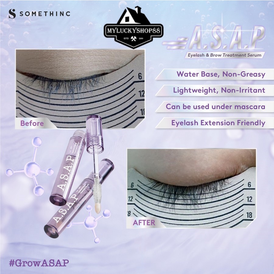 Somethinc ASAP Eyelash &amp; Brow Treatment Serum - Serum Bulu Mata