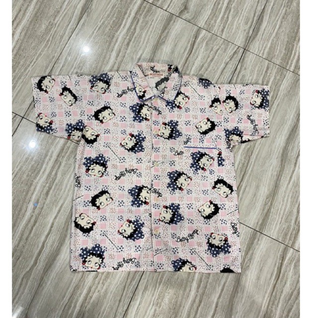 kemeja betty boop second original