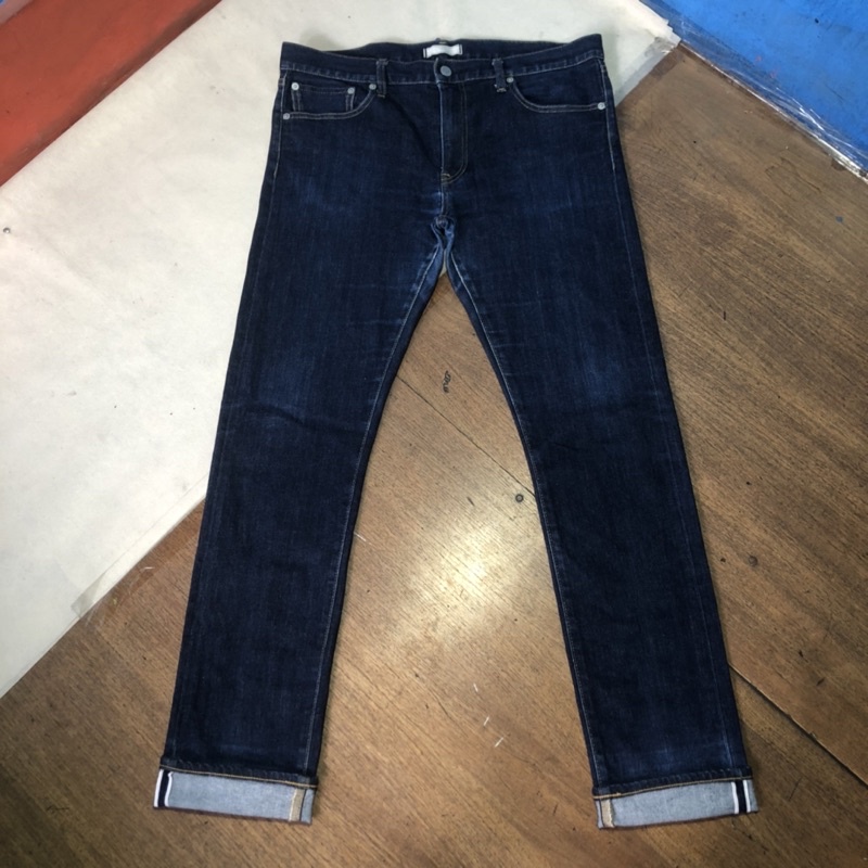 Jeans uniqlo selvedge second original size 36