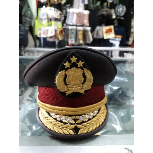 STOK TIPIS miniatur pet pati polisi / miniatur mobil polisi / pajangan dasbord