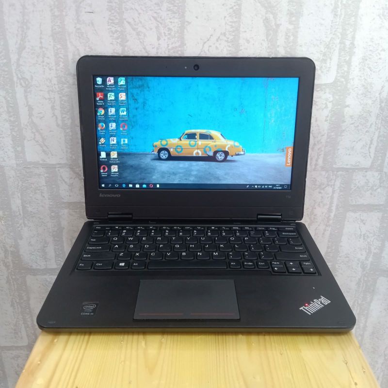 Laptop Lenovo Thinkpad 11e intel Cor M5-5Y10c Ram 4GB HDD 500GB Windows 10 Full aplikasi Siap pakai