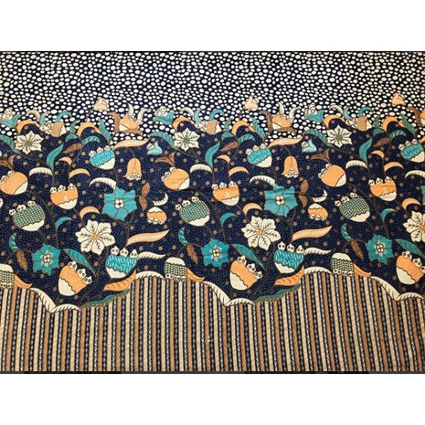 Kain batik printing pekalongan motif anjani lonceng