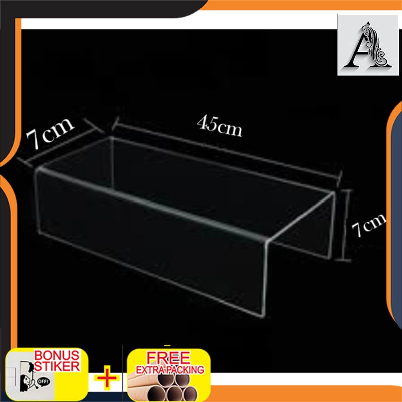 

Murah Akrilik tempat sepatu / display action figure ( 45 x 7 x 7 cm )
