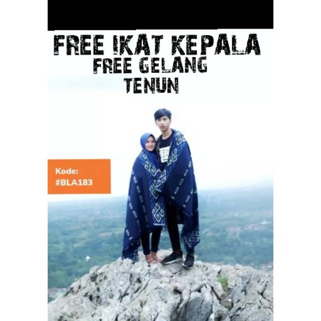 Termurah Kain Tenun Blanket Troso Handmade Pelangi Modern