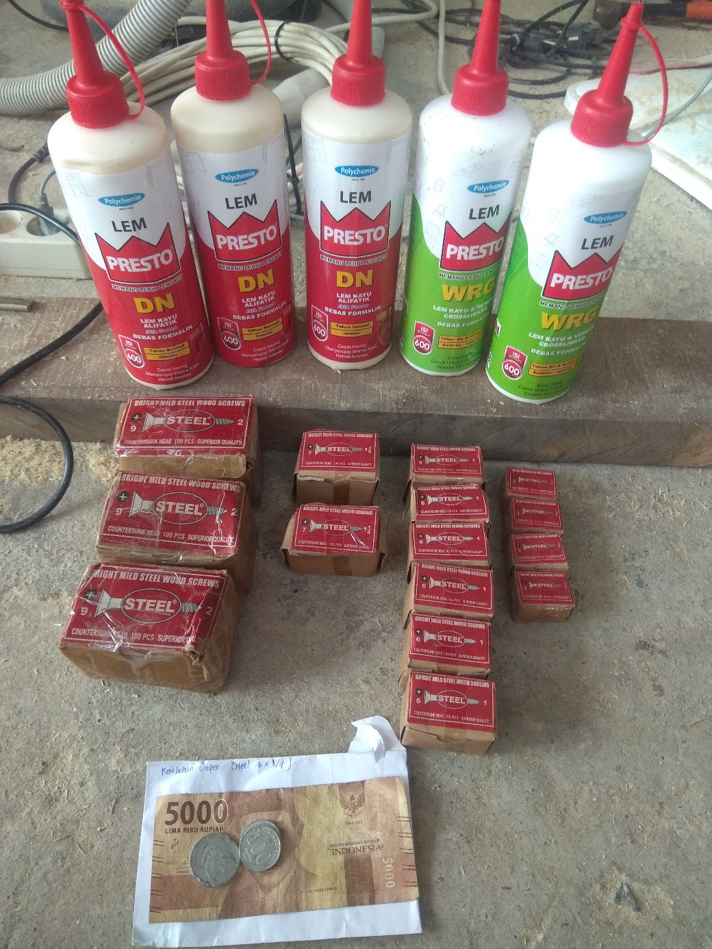 Sekrup Kayu / Skrup Kayu Kepala Plus 2 Inch X 9 Steel