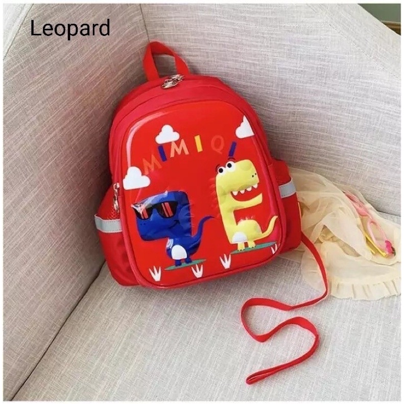 tas sekolah anak tk sd paud MIMIQI tas ransel dinosaurus simple tas mini anak tas ransel dino mimiqi