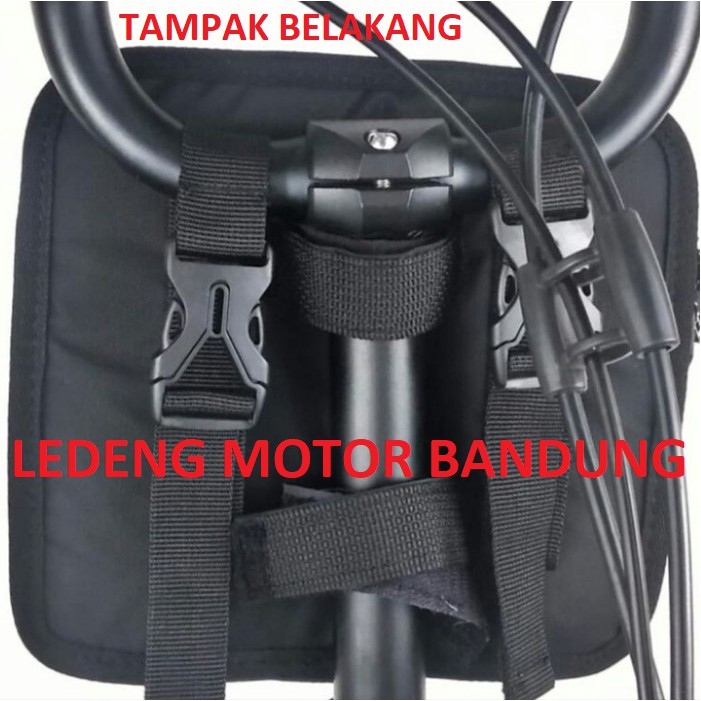 Tas Stang Seli Tempat Simpan Botol Minum HP Dompet Handle Bar Sepeda Lipat