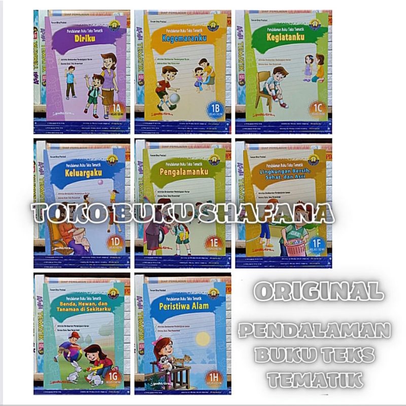 EDISI REVISI !!! BUKU PBT ( PENDALAMAN BUKU TEKS TEMATIK ) 1A 1B 1C 1D 1E 1F 1G 1H YUDHISTIRA K-13 KELAS 1 SD