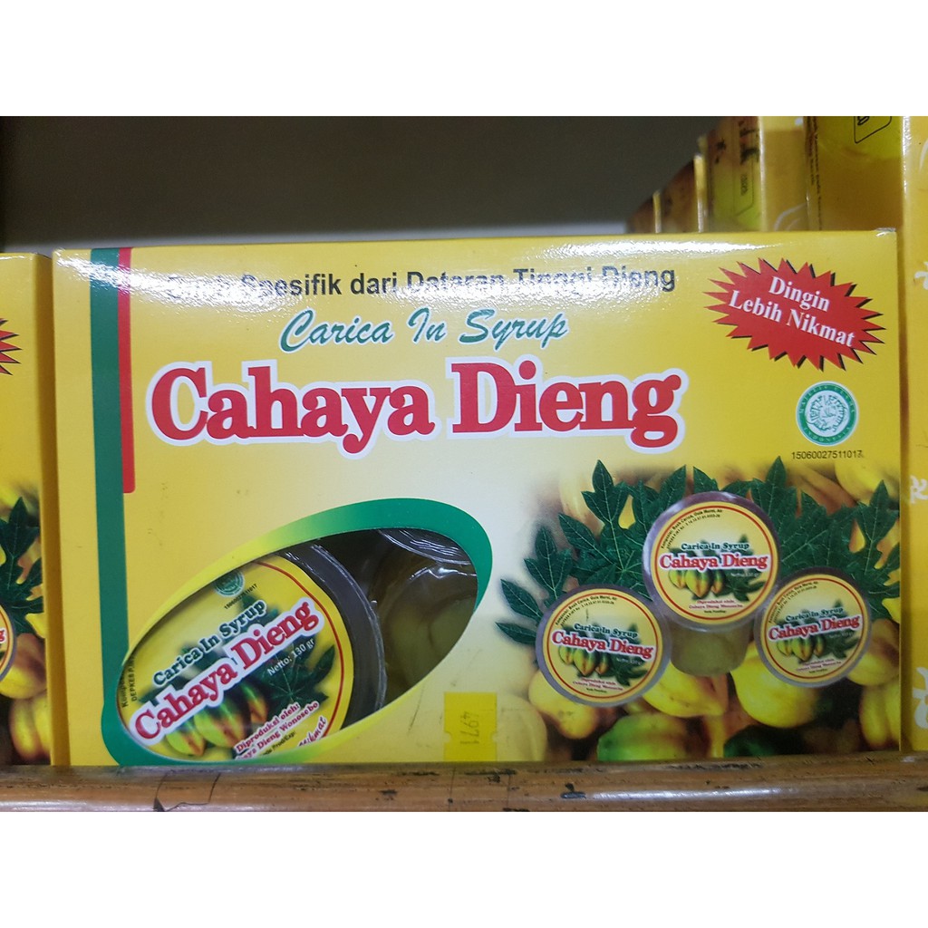 CARICA DIENG CAHAYA ISI 6 CUP