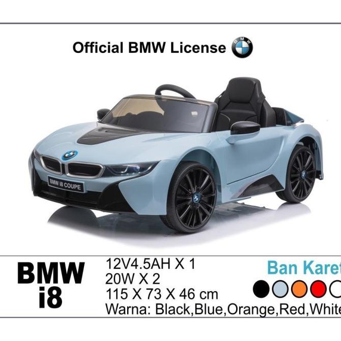 Mainan Anak Mobil Aki Unikid Bmw I8 Uk 786 Licensed (Khusus Indah Xbwzaj98G8