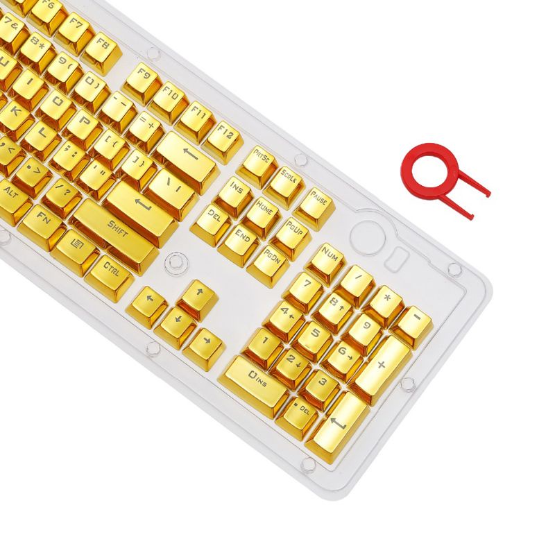 Vivi Keyboard Mekanik 104 Tombol Pbt Lapis Metal Untuk Cherry Mx