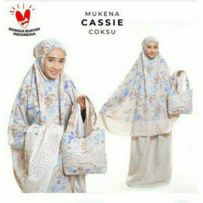 mukena bali jumbo cassie warna coksu