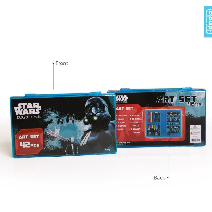 

STAR WARS ART SET 42 PCS ADINATA / ALAT MEWARNAI / CRAYON
