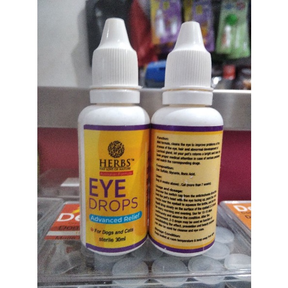 Herbs Eye Drop 30ml Obat Tetes Mata Kucing Anjing