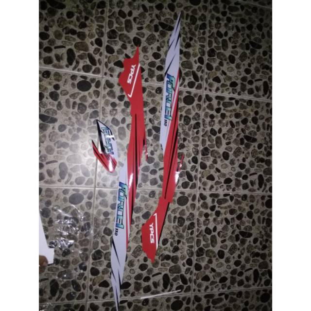 Striping force1 merah