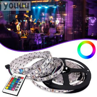 Lampu Strip Led Rgb 24 Tombol Remote Control Anti  Air  