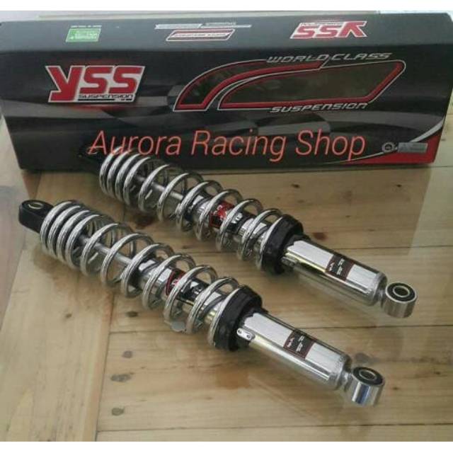 Shockbreaker YSS Top Up 360 MM Chrome : Tiger / RX King / Thunder / Shogun 125 - Original Thailand