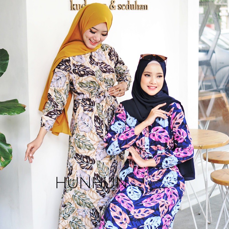 NEW YEAR SALE!! JUVAN MAXY DRESS PUSATGROSIR_SOLO/ DRESS JANDA BOLONG MOTIF KEKINIAN RAYON HITS