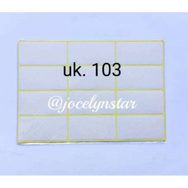 

Label nama no.103 label undangan