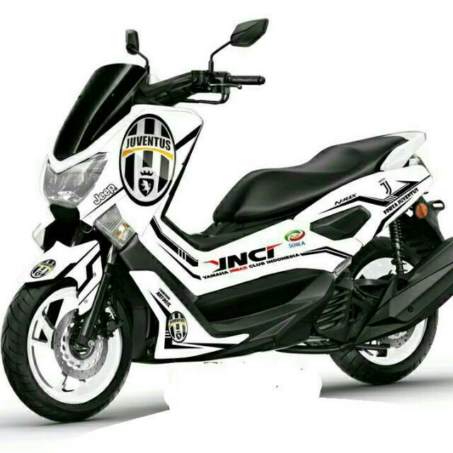 DECAL NMAX WHITE JUPENTUS FULLBODY