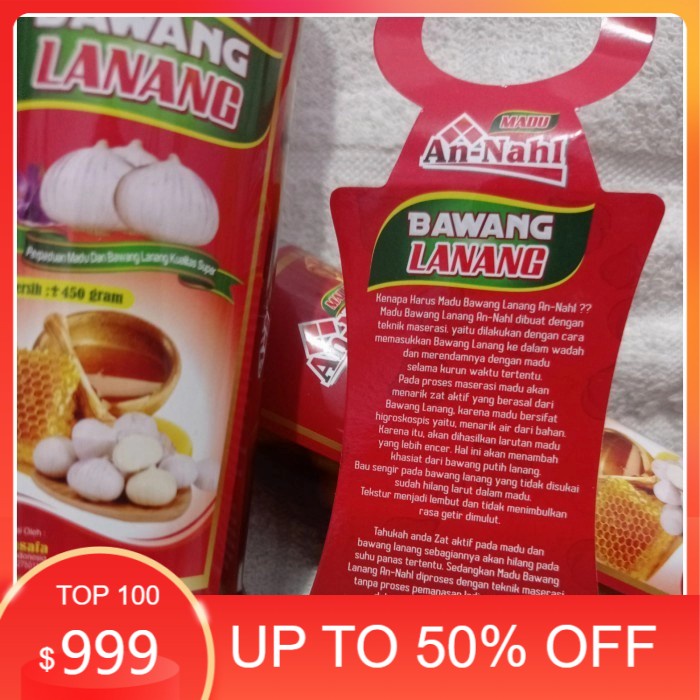 Madu Bawang Lanang An Nahl 450 gram