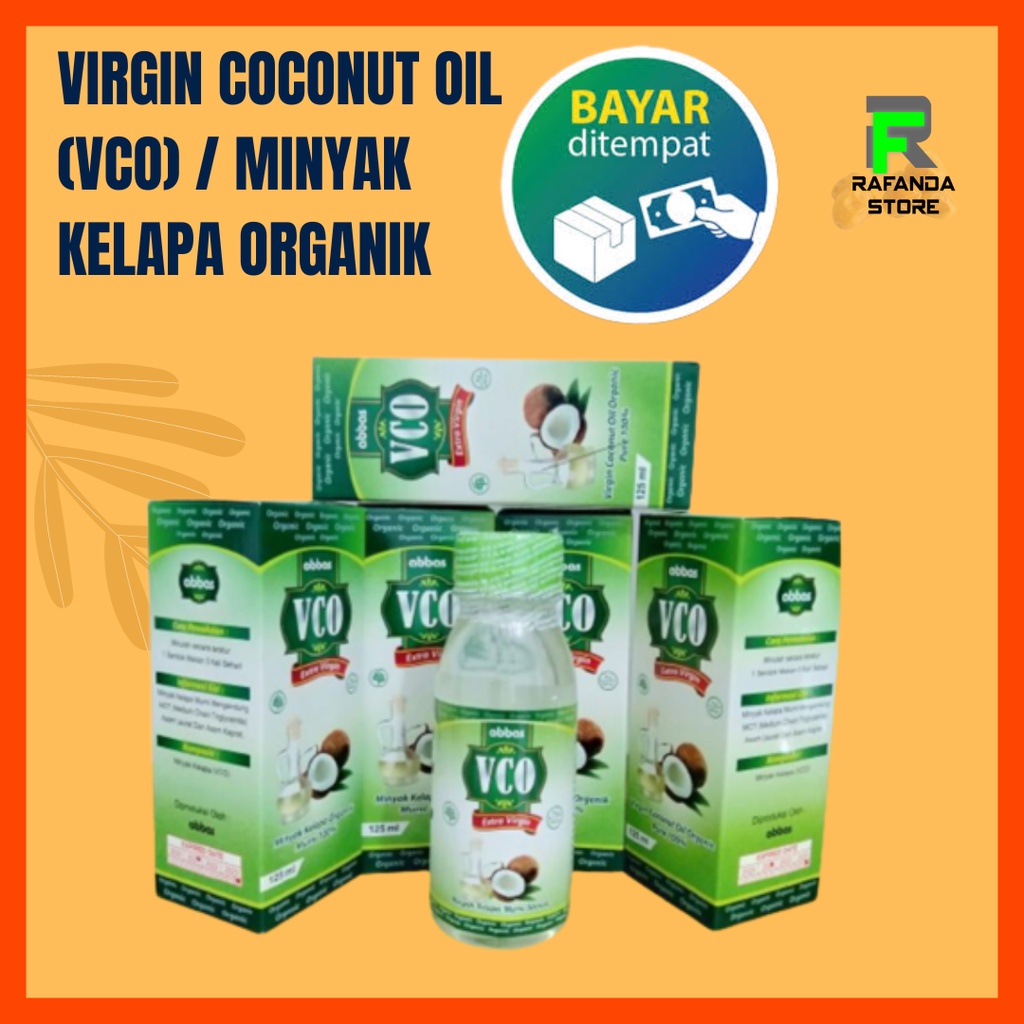 Abbas Virgin Coconut Oil Minyak Kelapa Organik Murni / VCO 125 Ml