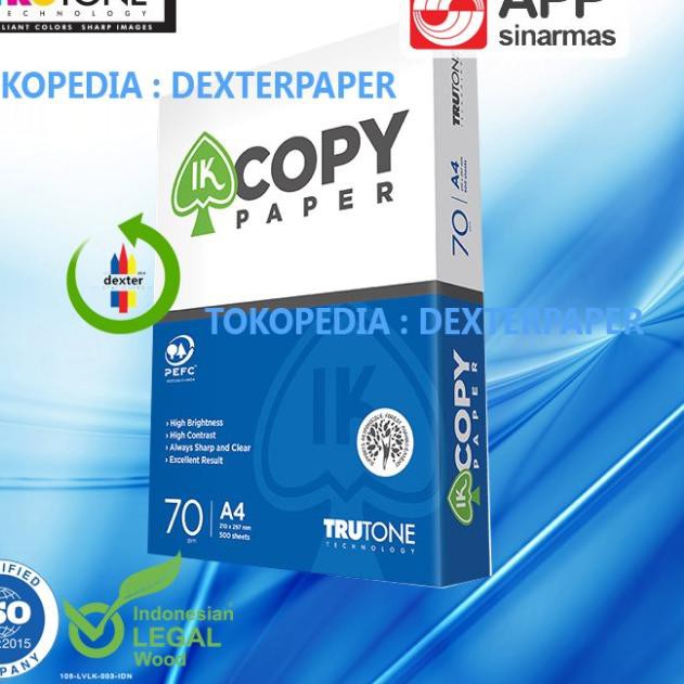 

BestSeller !!-254 KERTAS A4 70Gr PAPER ONE / COPY PAPER / PAPERONE COPYPAPER BANYAK MERK - MERK BEB