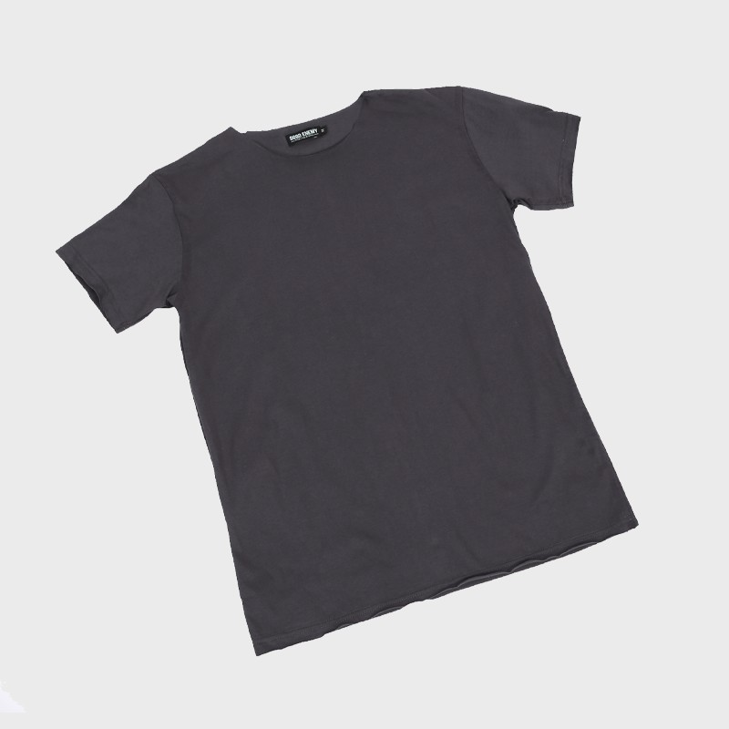 Basic UNFINISHED T-Shirt  Darkgrey Pria & Wanita Lengan Pendek Cotton Combat 30s PREMIUM