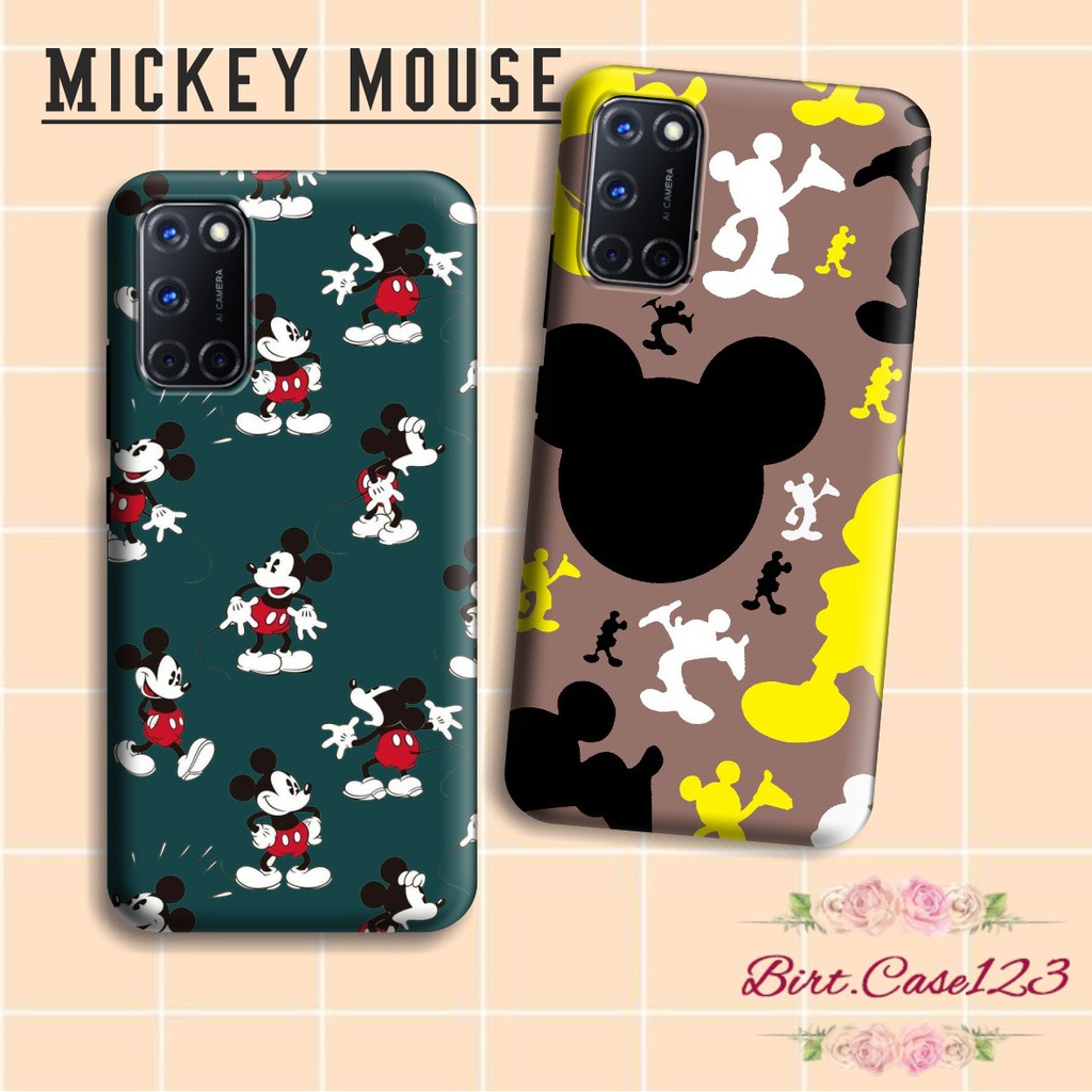 Softcase MICKEY MOUSE Oppo A3s A1k A5 A9 2020 A7 F9 A5s A31 A52 A92 A37 A53 A83 F1s F11 Pro BC770