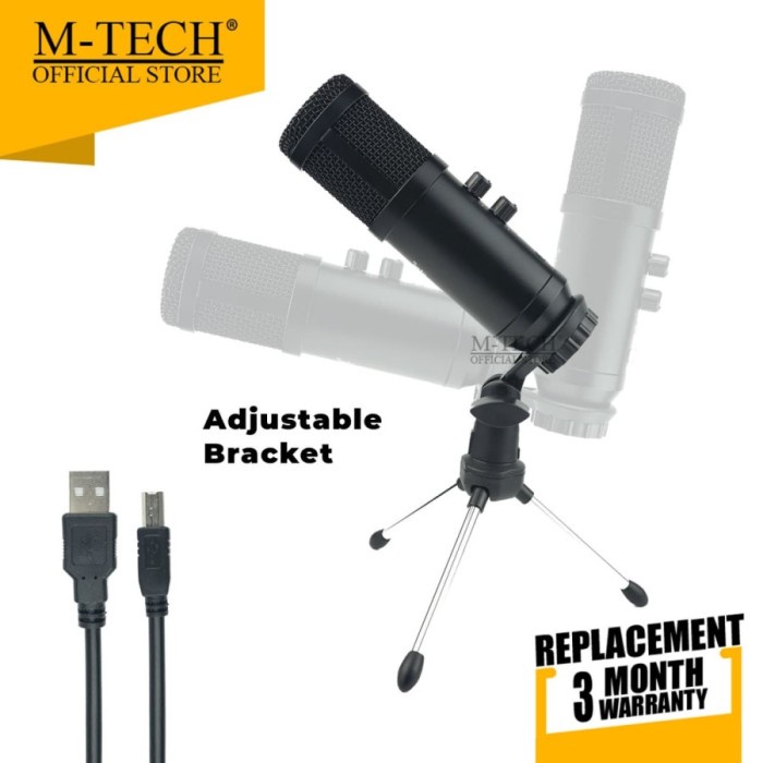 M-Tech Original MIC Microphone Condenser UK100 with Noise Cancelling