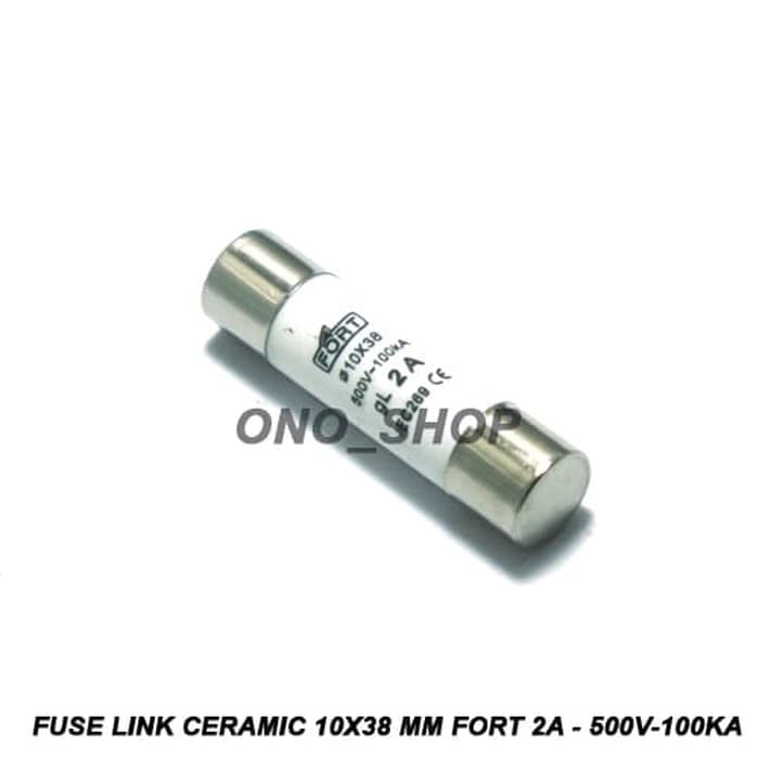 Fuse Link Ceramic 10x38 mm FORT - 500V-100kA