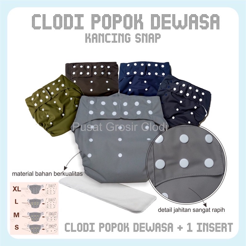 Clodi dewasa (popok kain dewasa/lansia)