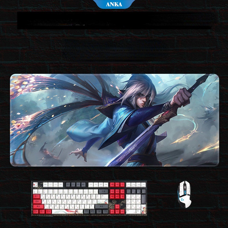 Mouse Pad Gaming Desain League Of Legends Ukuran Besar