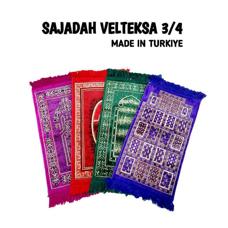 SAJADAH MUKA / SAJADAH 3 PER 4 / SAJADAH TUKRI VELTEKSA WAJAH