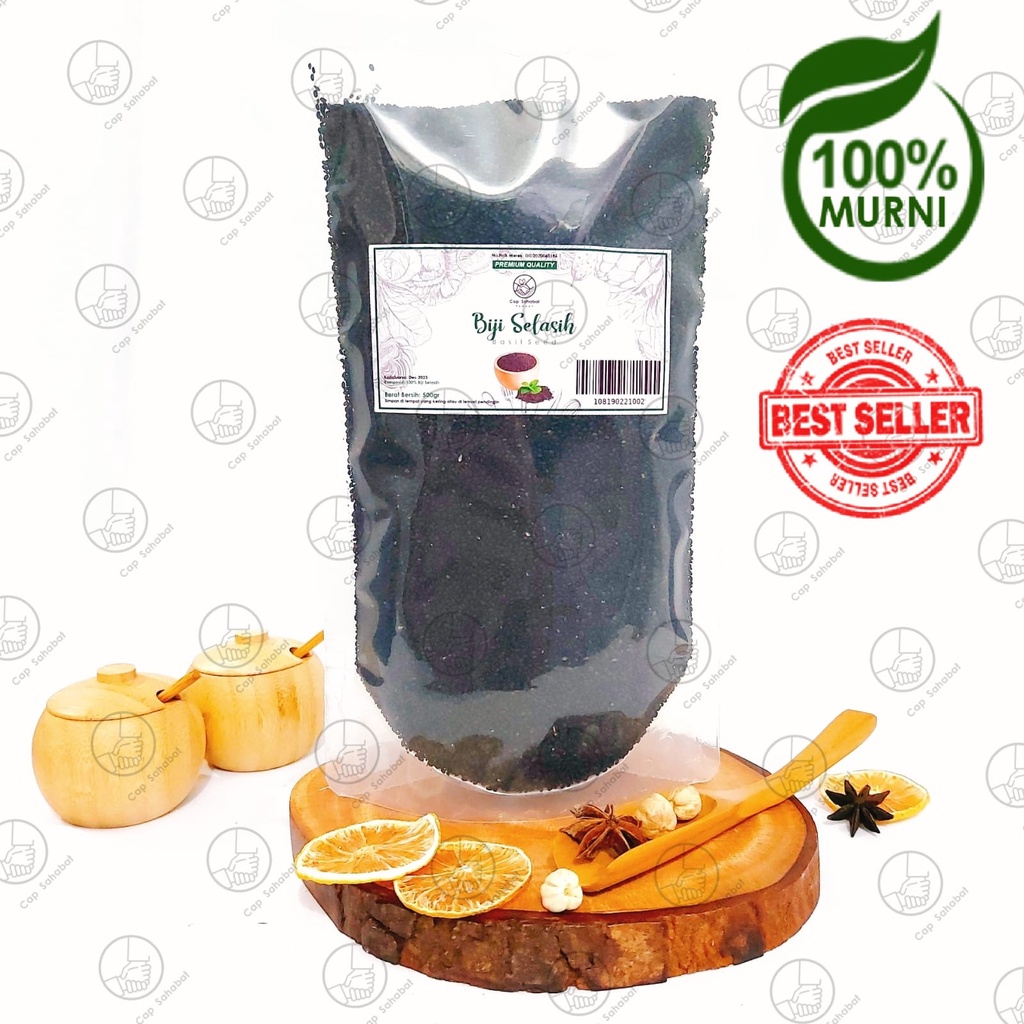 500gr Basil Seed / Biji Selasih Besar &amp; Bersih / Rempah / JSR 100% PREMIUM QUALITY