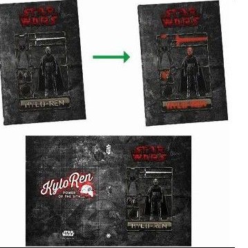 

starwars kylo ren LED diary journal notebook buku harian