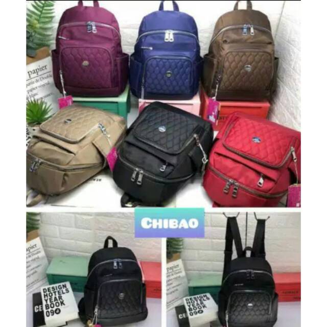 Tas Ransel Chibao 362-1/Chibao 362-8 motif best seller Ori Import