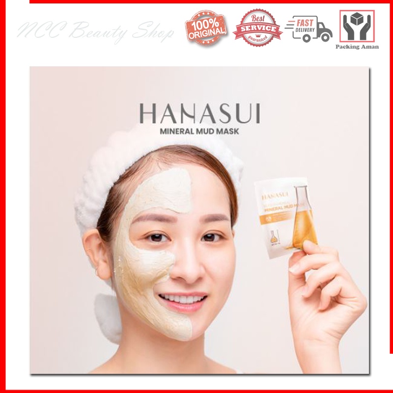 * NCC * Hanasui Masker Wajah Mineral Mud Mask - Netto 7 gr