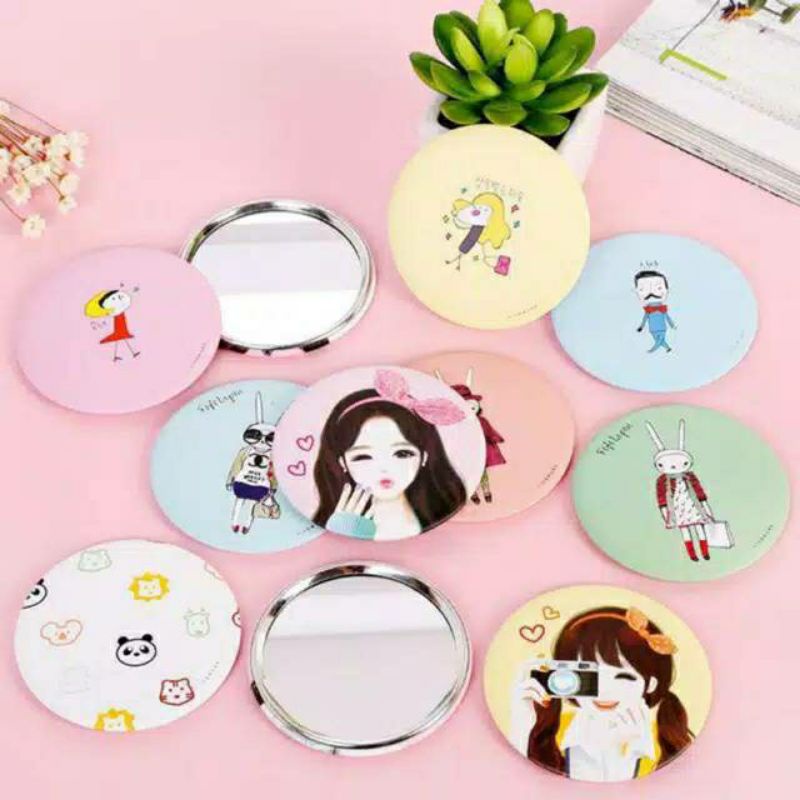 CERMIN BULAT RIAS CERMIN KECIL HIAS MINI MIRROR