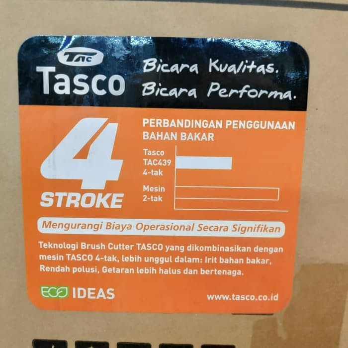 Mesin Potong Rumput Gendong Brush Cutter 4 Stroke TASCO 439 TAC