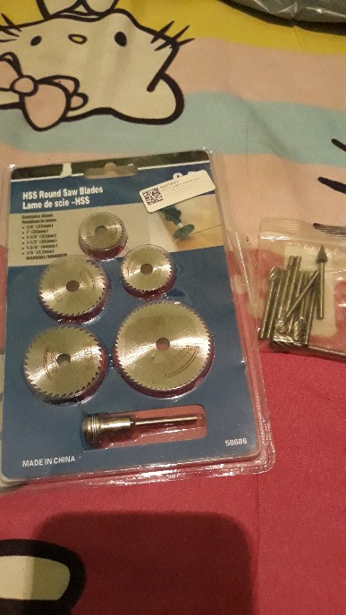 Mata Gergaji Mini Gerinda Set 5 Pcs Circular Saw Grinder Bor Potong Kayu Hss Blade 22 25 32 35 44mm