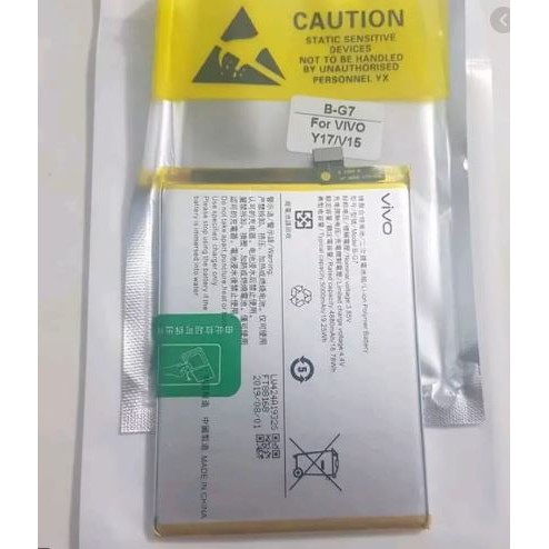 Battery Batre Baterai Mcom Vivo Y12 Y15 Y17 2019 - V15 - Z1 PRO B-G7 BG7 B G7