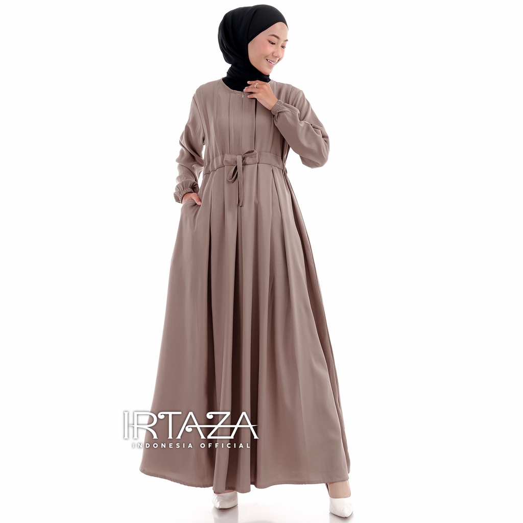 Gamis Polos Melia Dress Original Shakila Import-Gamis Wood