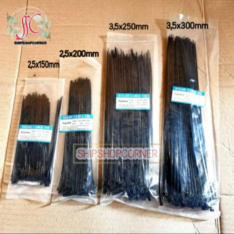 

Cable ties/kabel tis Nylon isi 100pcs