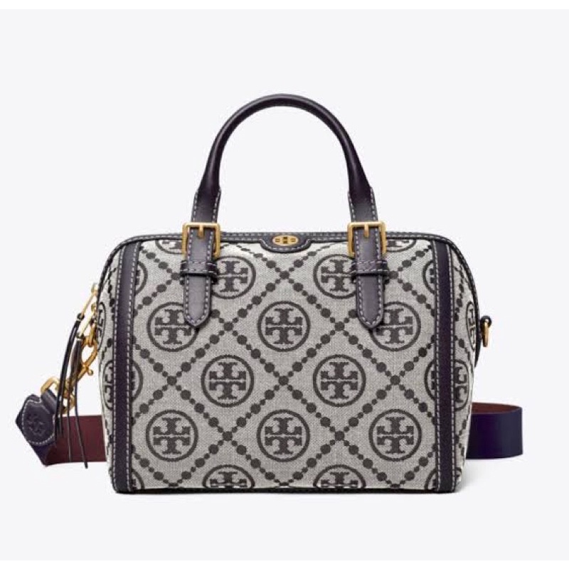 Tory burch barrel t monogram