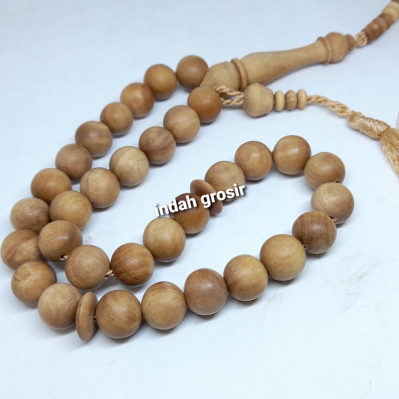 TASBIH 12MM KAYU CENDANA WANGI 33BUTIR