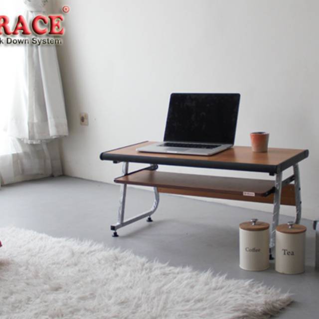 meja  lesehan  minimalis meja  pc  kaki besi meja  tv meja  